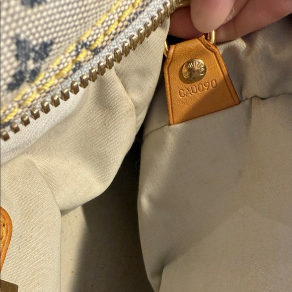 Louis Vuitton Navy Monogram Mini Lin Marie Boston Handbag - Picture 5 of 17